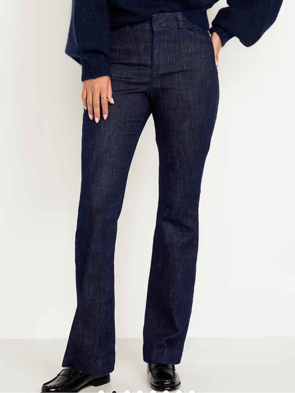 Old Navy Dark Indigo pixie Flare